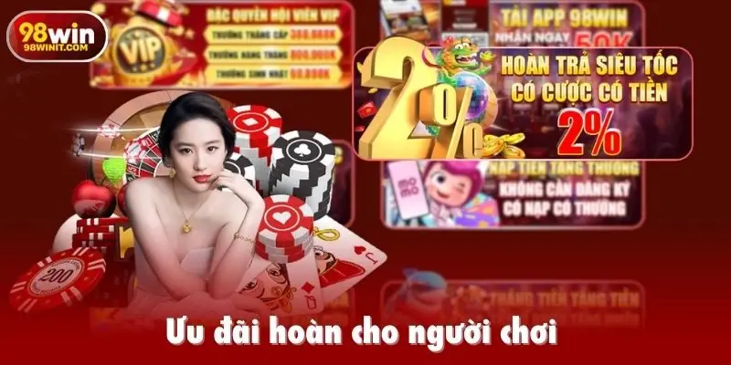 Ưu đãi hoàn cho người chơi