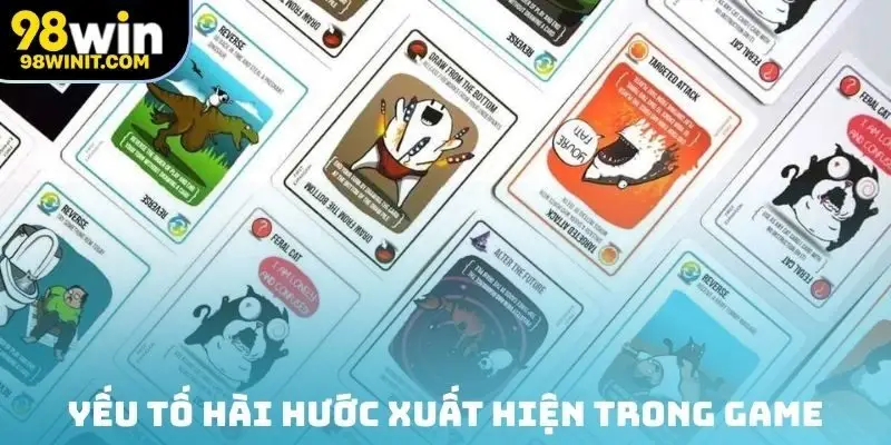 Yếu tố hài hước xuất hiện trong game
