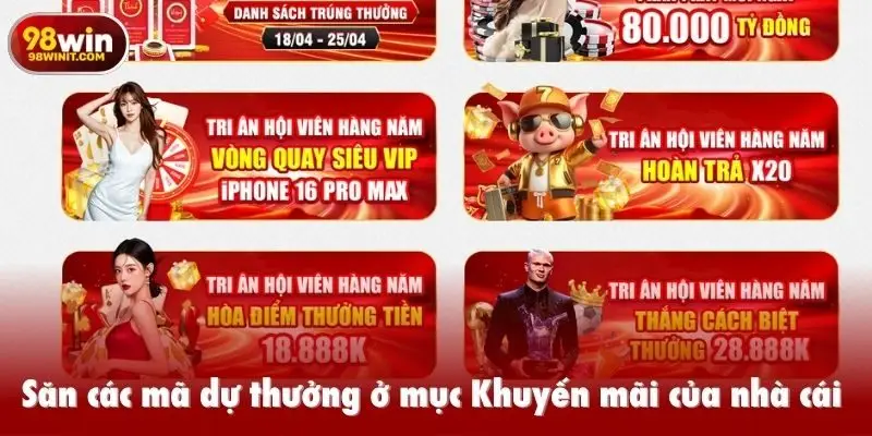Hướng dẫn nhận code các mã dự thưởng ở mục khuyến mãi của nhà cái