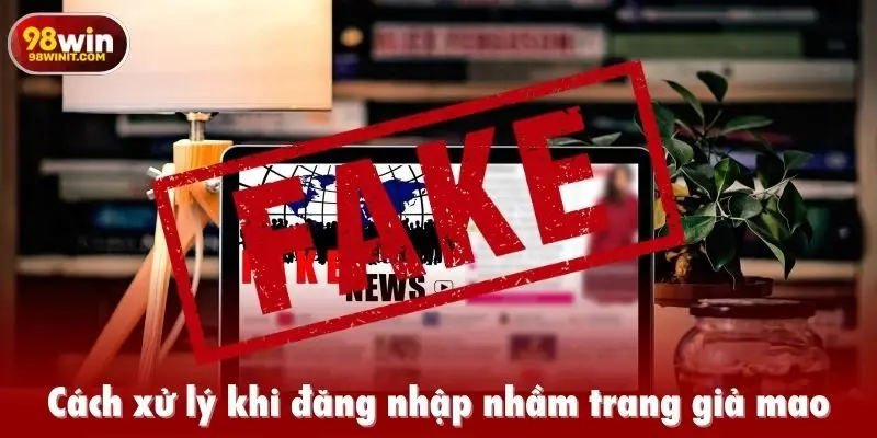 Cách xử lý khi đăng nhập nhầm trang giả mạo