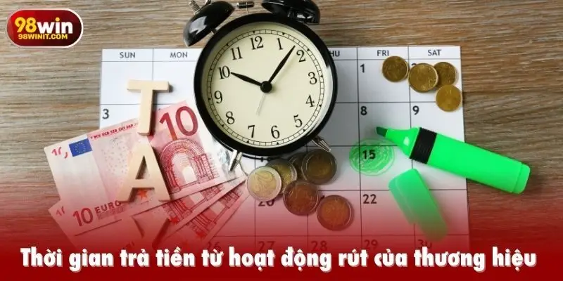 Thời gian trả tiền từ hoạt động rút của thương hiệu